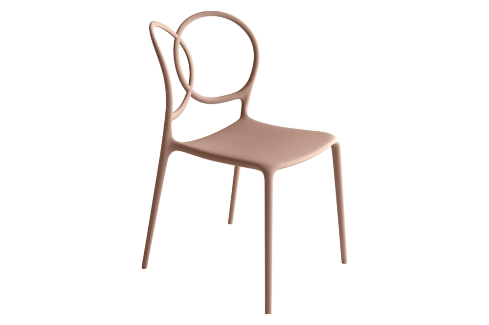 Driade Sissi Armless Dining Chair - Pink