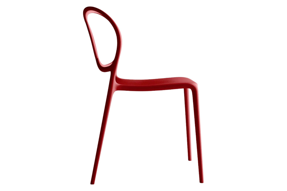 Driade Sissi Armless Dining Chair - Red