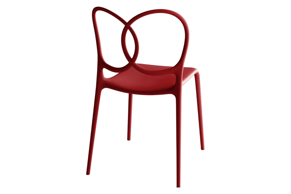 Driade Sissi Armless Dining Chair - Red