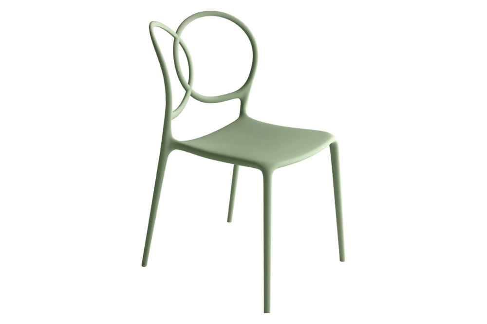 Driade Sissi Armless Dining Chair - Green