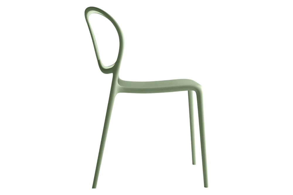 Driade Sissi Armless Dining Chair - Green