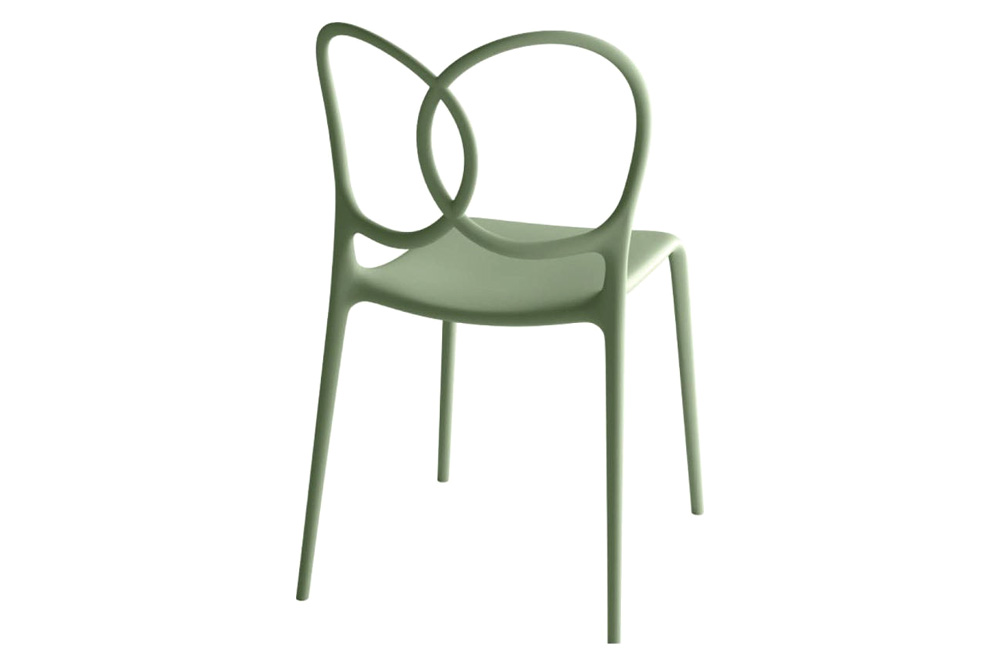 Driade Sissi Armless Dining Chair - Green