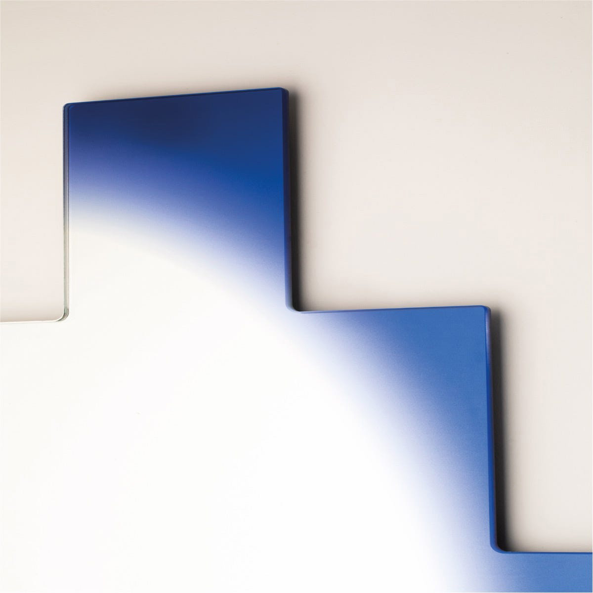 Driade - Edaird Mirror in Silver/Blue