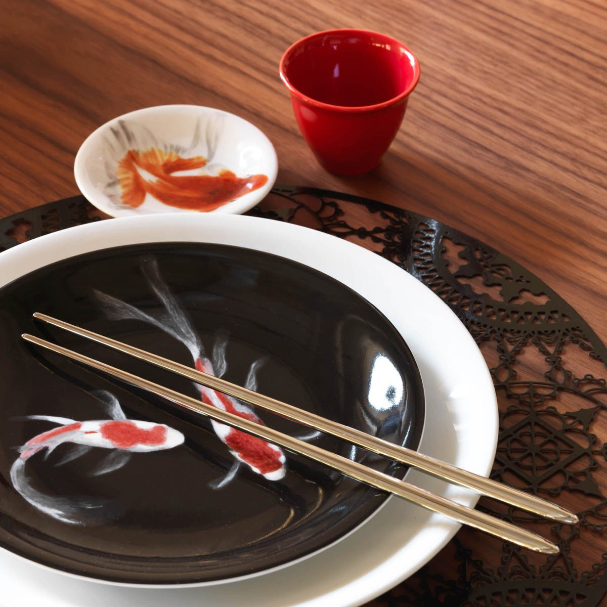 Driade - Miamiam Chopstick Set in Steel