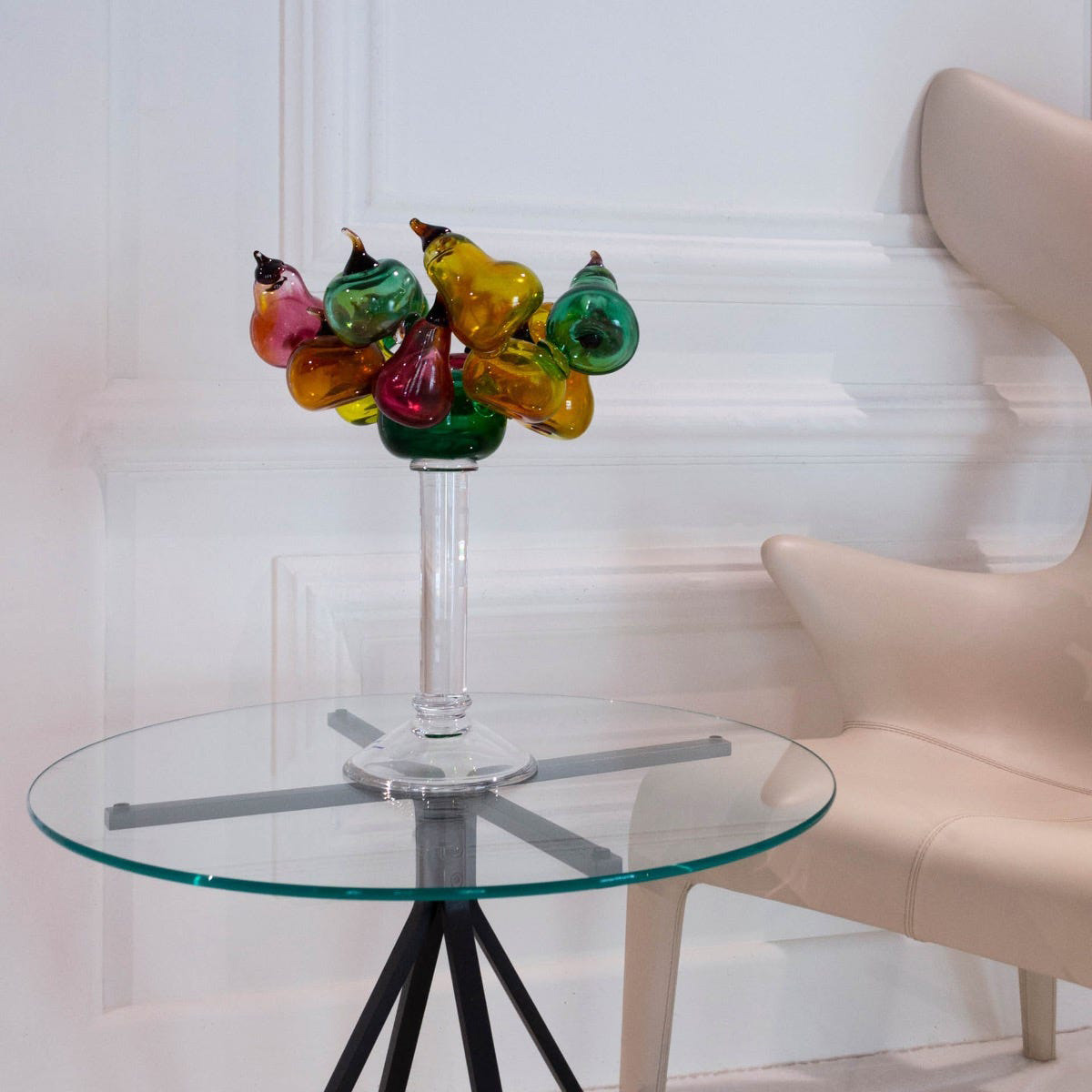 Driade - Orfeo Vase in Transparent/Multi-Color