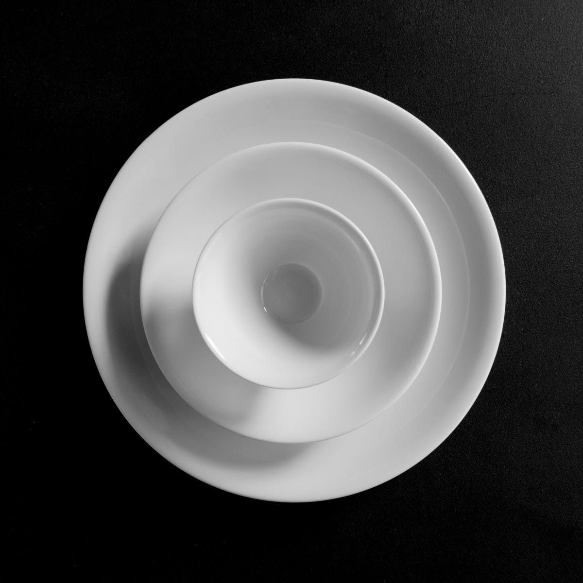 Driade The White Snow Table Plate Set - Bianco