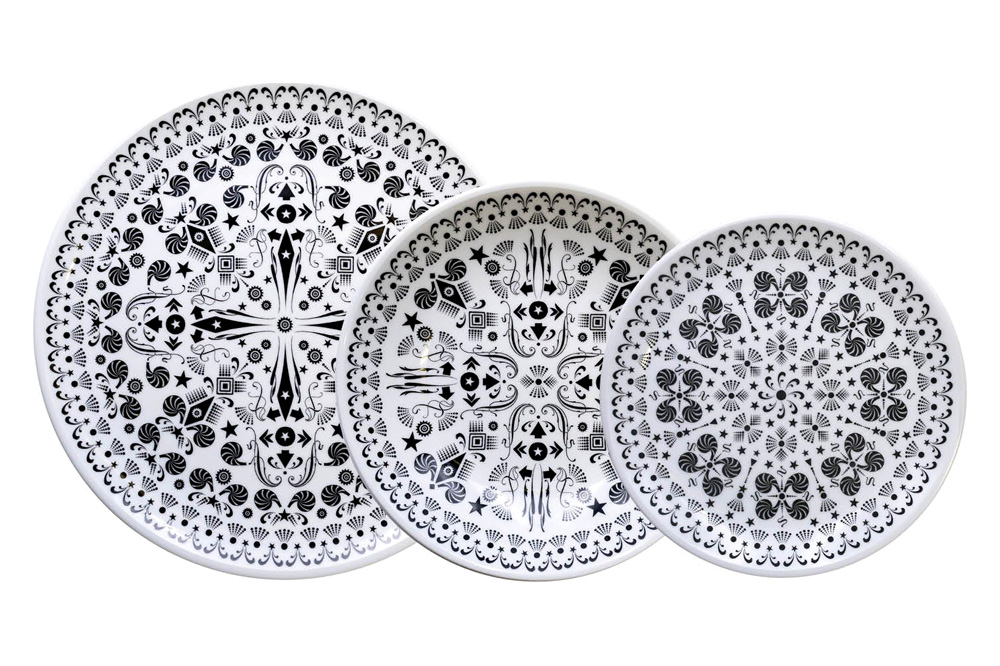 Driade - The White Snow Table Plate Set