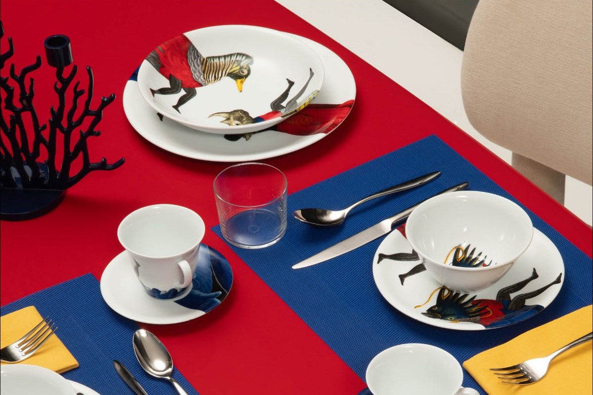 Driade - The White Snow Table Plate Set