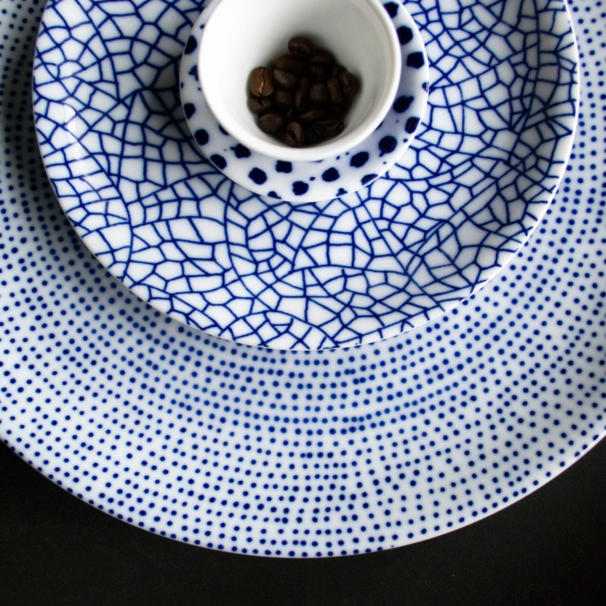 Driade The White Snow Agadir Coffee Set - White/Blue