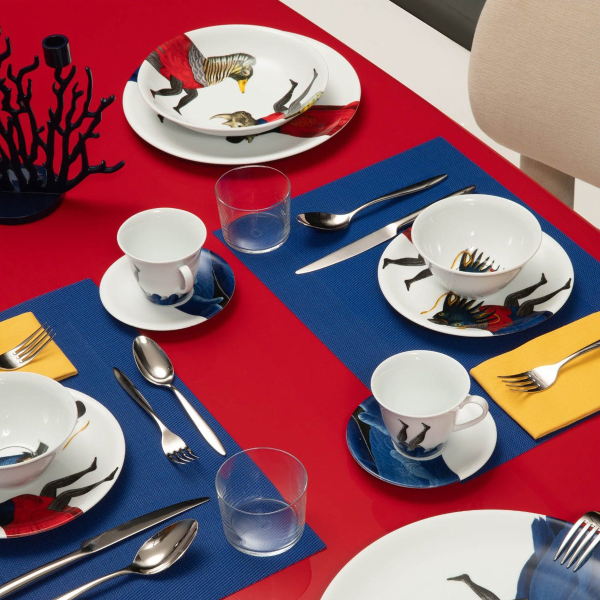 Driade The White Snow Bestiario Della Tavola Coffee Set - Multi-Color