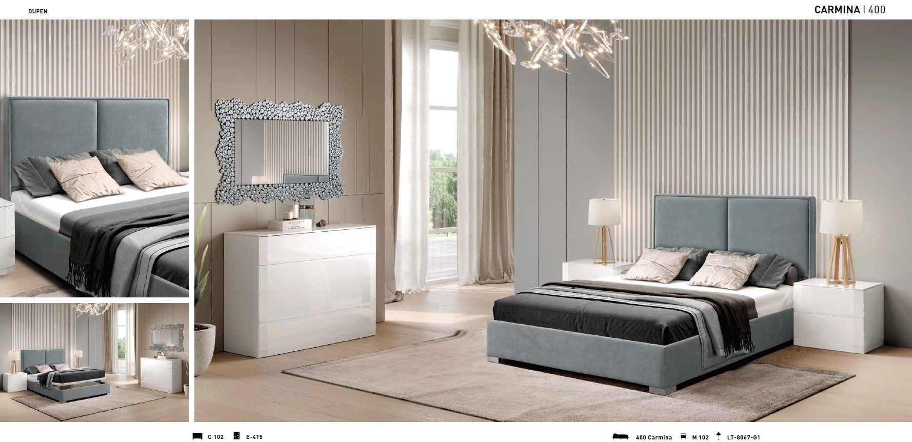 Dupen - E-415 Rectangular Glass Mirror