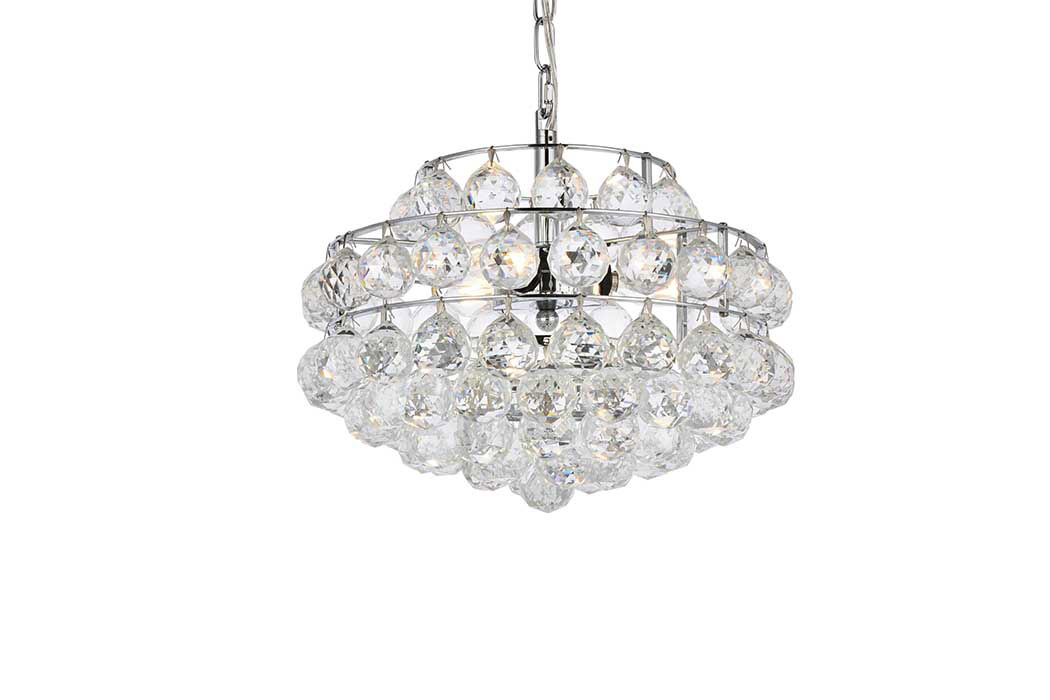 Elegant Pendant Light - Chrome, L 14" (1106D14C)