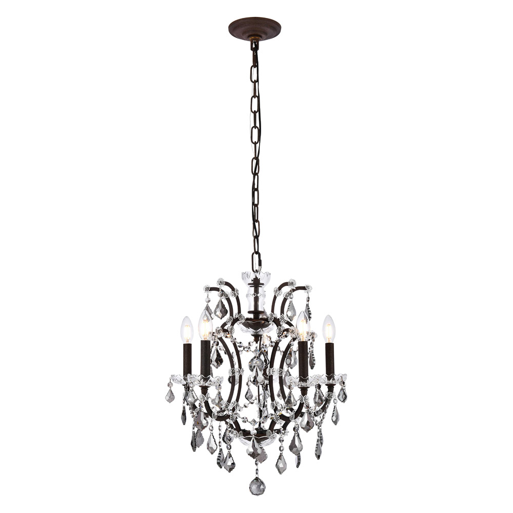 Elegant - Rococo 5 Light Chandelier