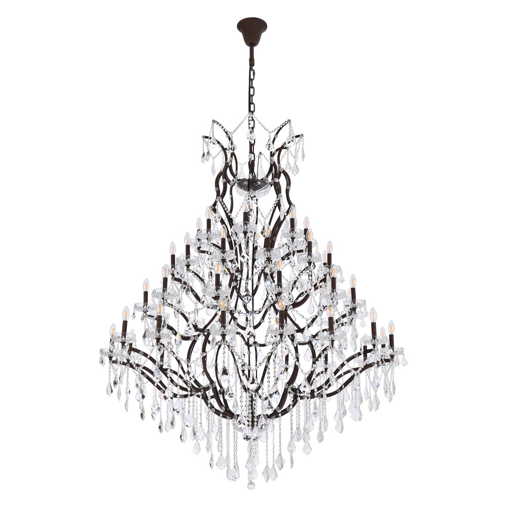 Elegant Urban Classic Elena Collection Pendant Lamp - Rustic Intent, L 60" (1138G60RI-RC)