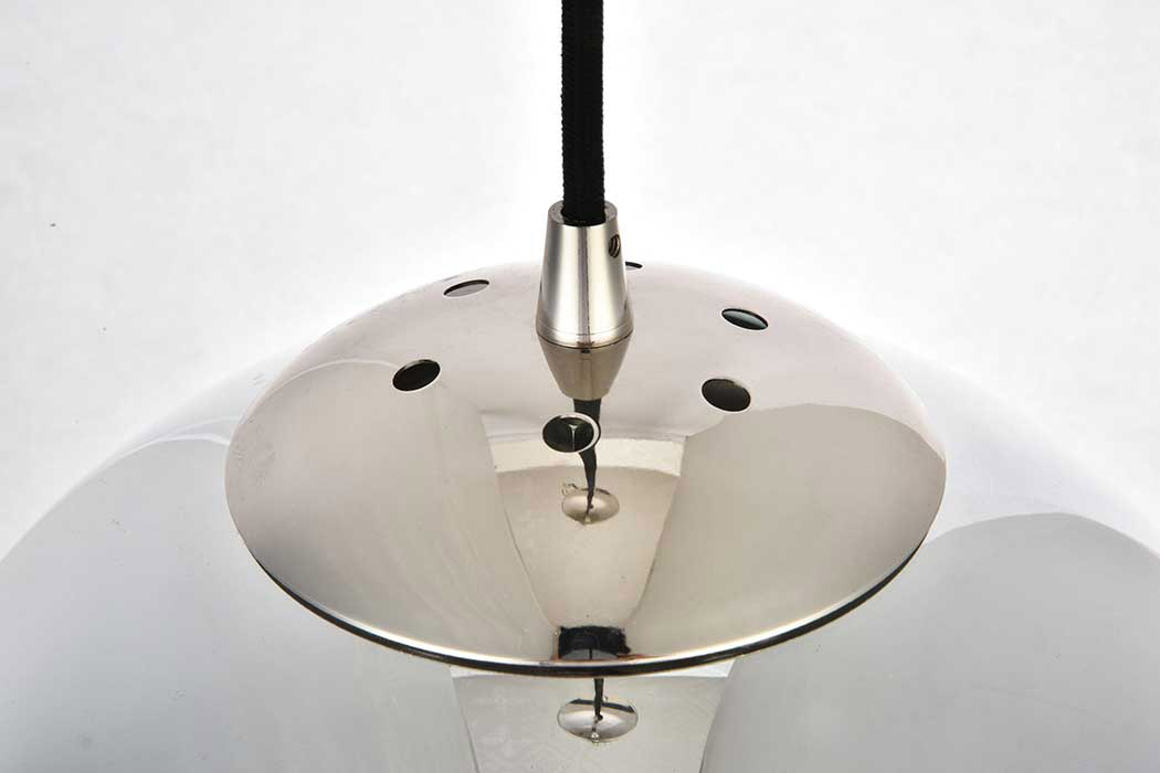 Elegant Pendant - Polished Nickel, L 12" (1142D12PN)