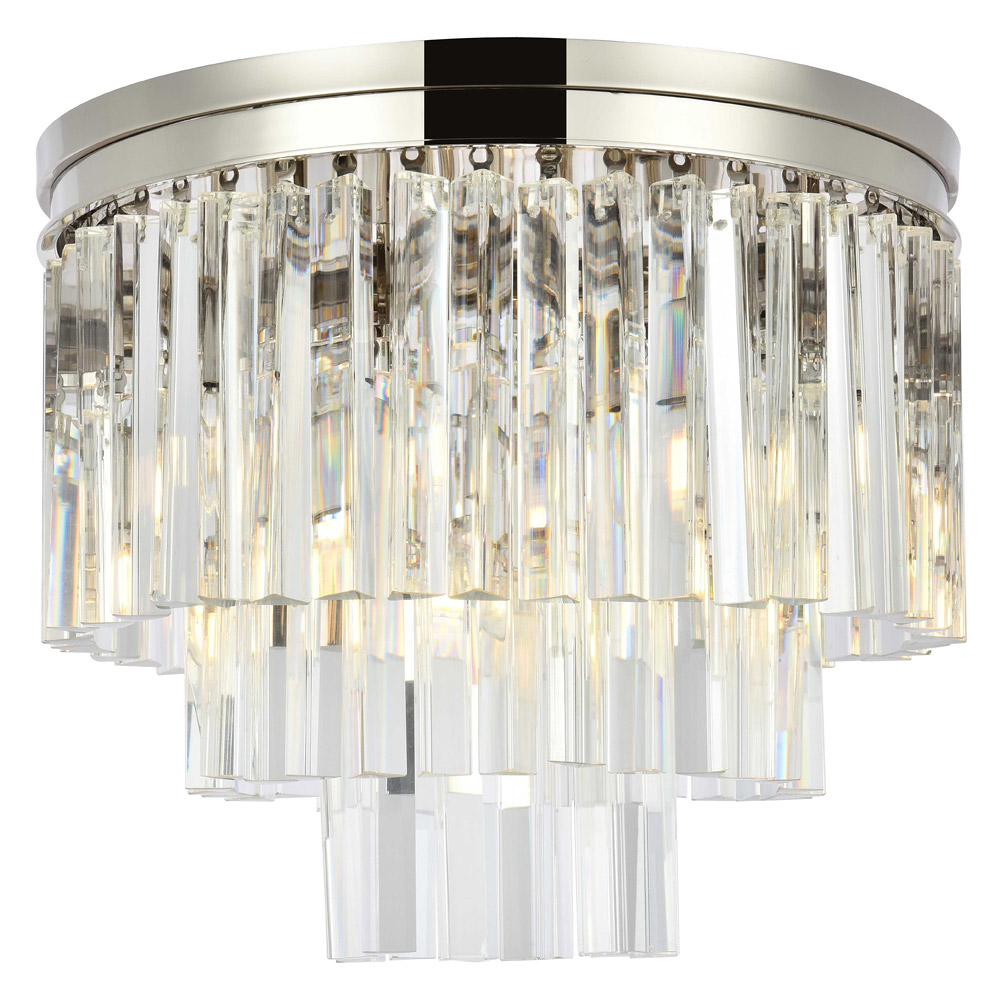 Elegant - Sydney 9 Light Flush Mount