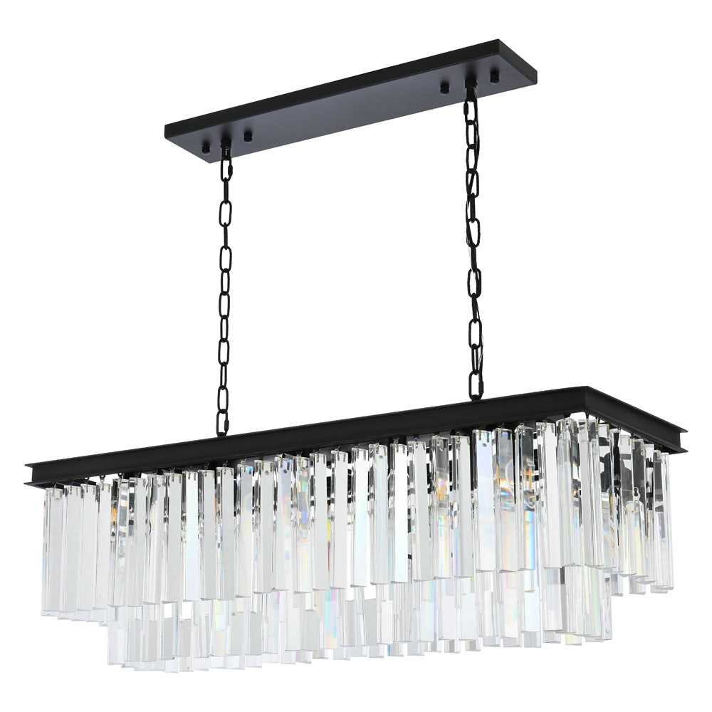 Elegant Sydney Pendant - Matte Black, L 40" (1202D40MB-RC)