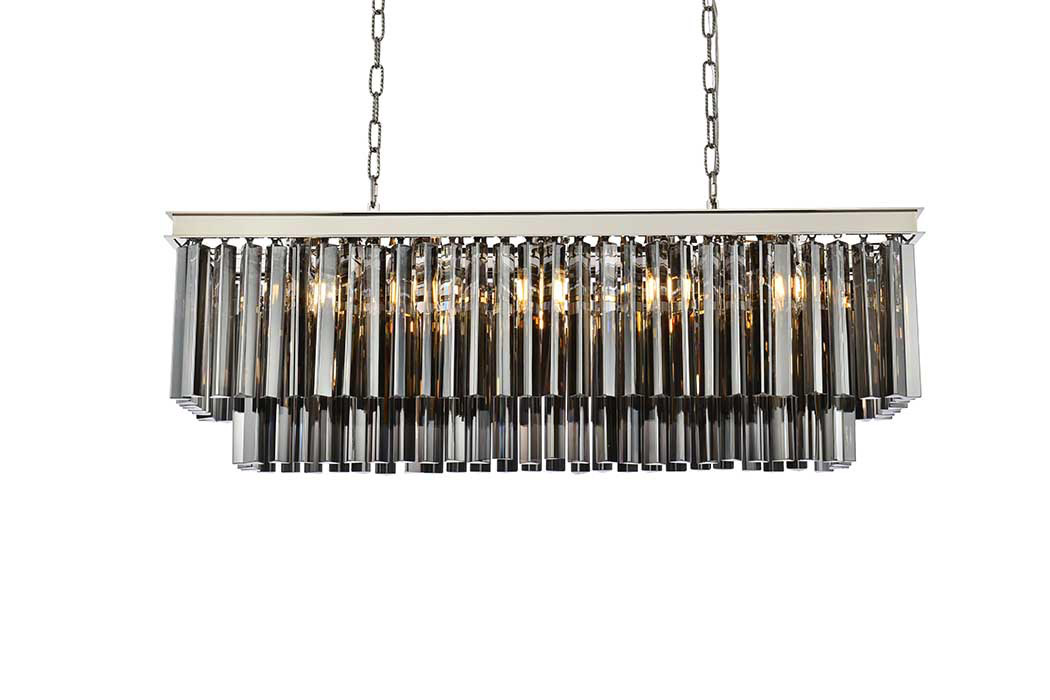 Elegant Sydney Pendant - Polished Nickel/Silver, L 40" (1202D40PN-SS-RC)