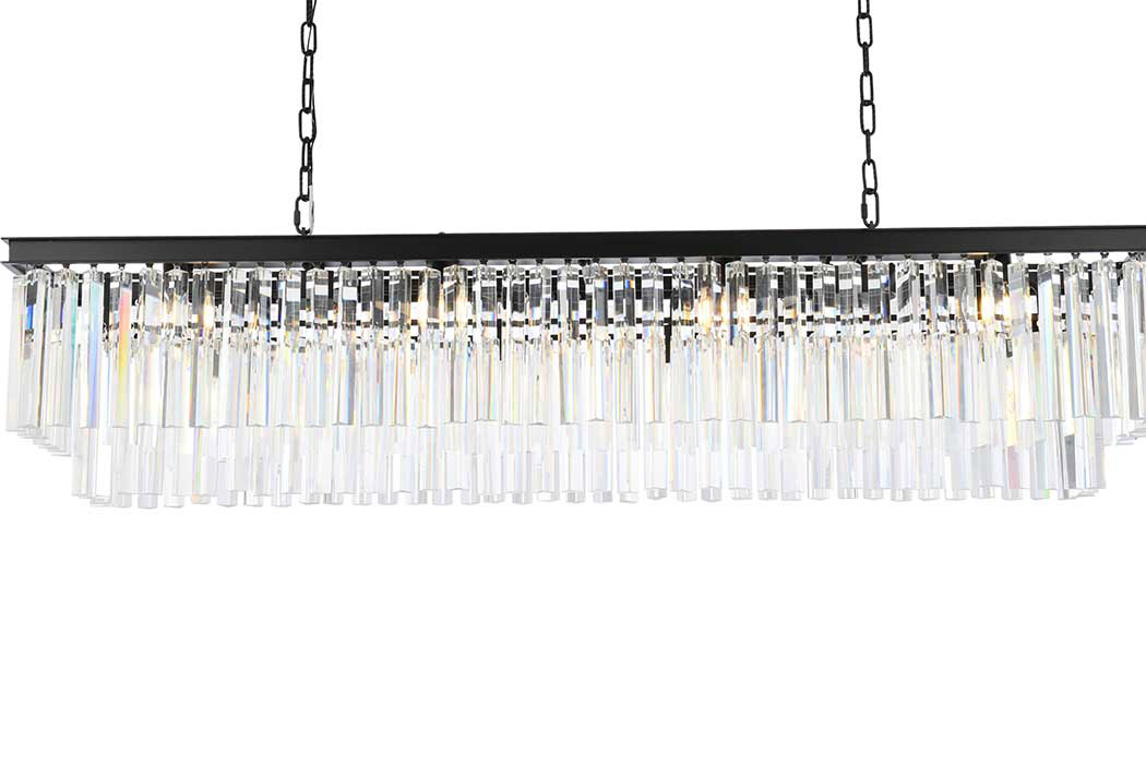 Elegant Sydney Pendant - Matte Black, L 14" (1202D60MB-RC)