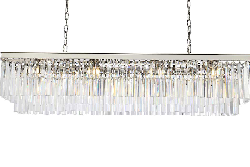 Elegant Sydney Pendant - Polished Nickel, L 14" (1202D60PN-RC)