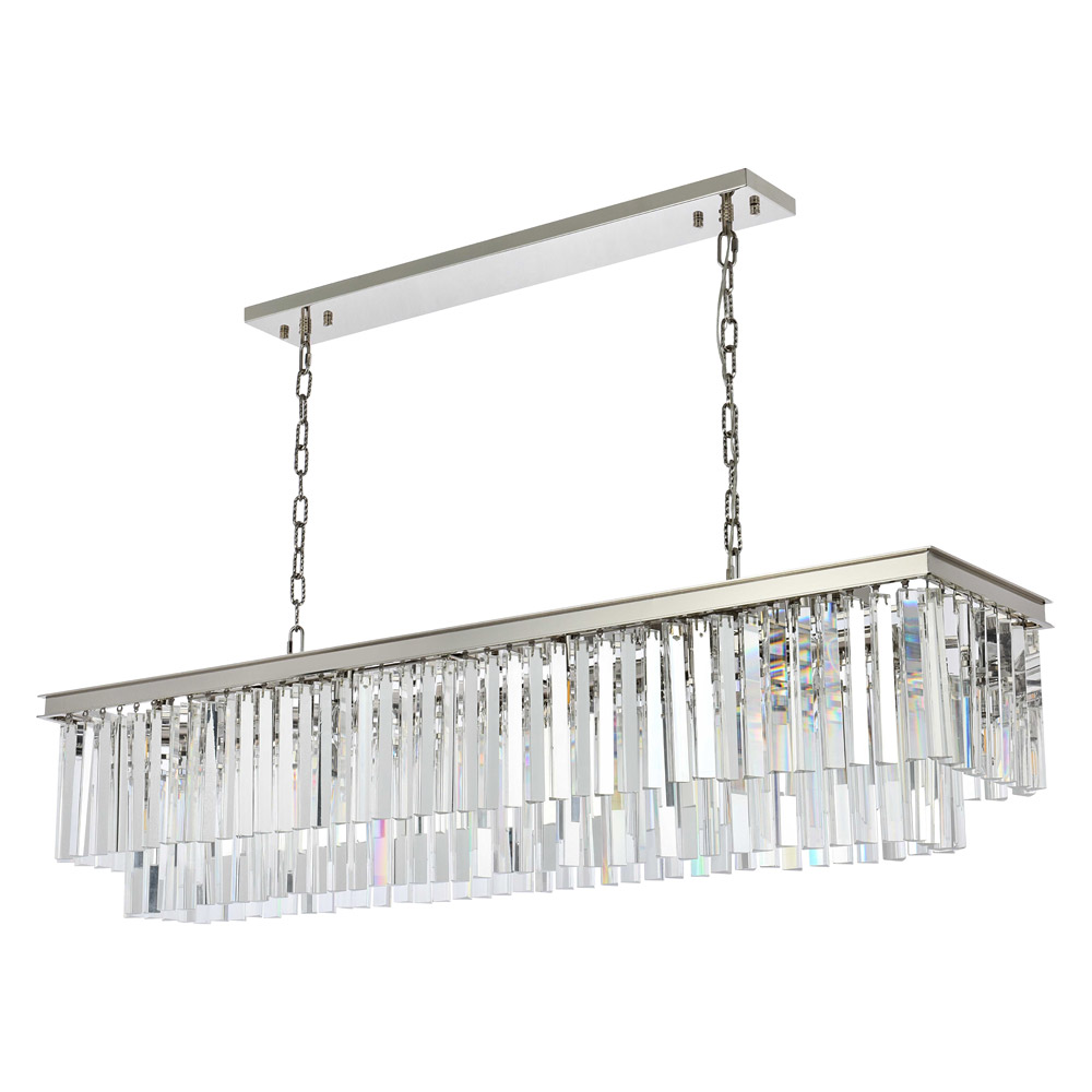 Elegant Sydney Pendant - Polished Nickel, L 14" (1202D60PN-RC)