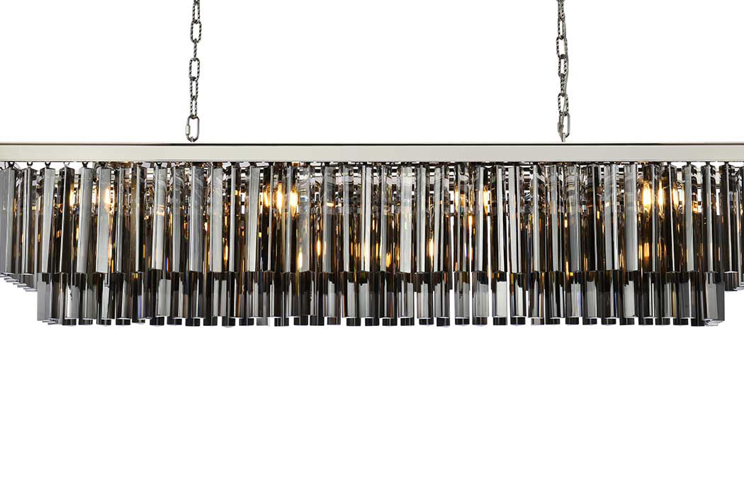 Elegant Sydney Pendant - Polished Nickel/Silver, L 14" (1202D60PN-SS-RC)