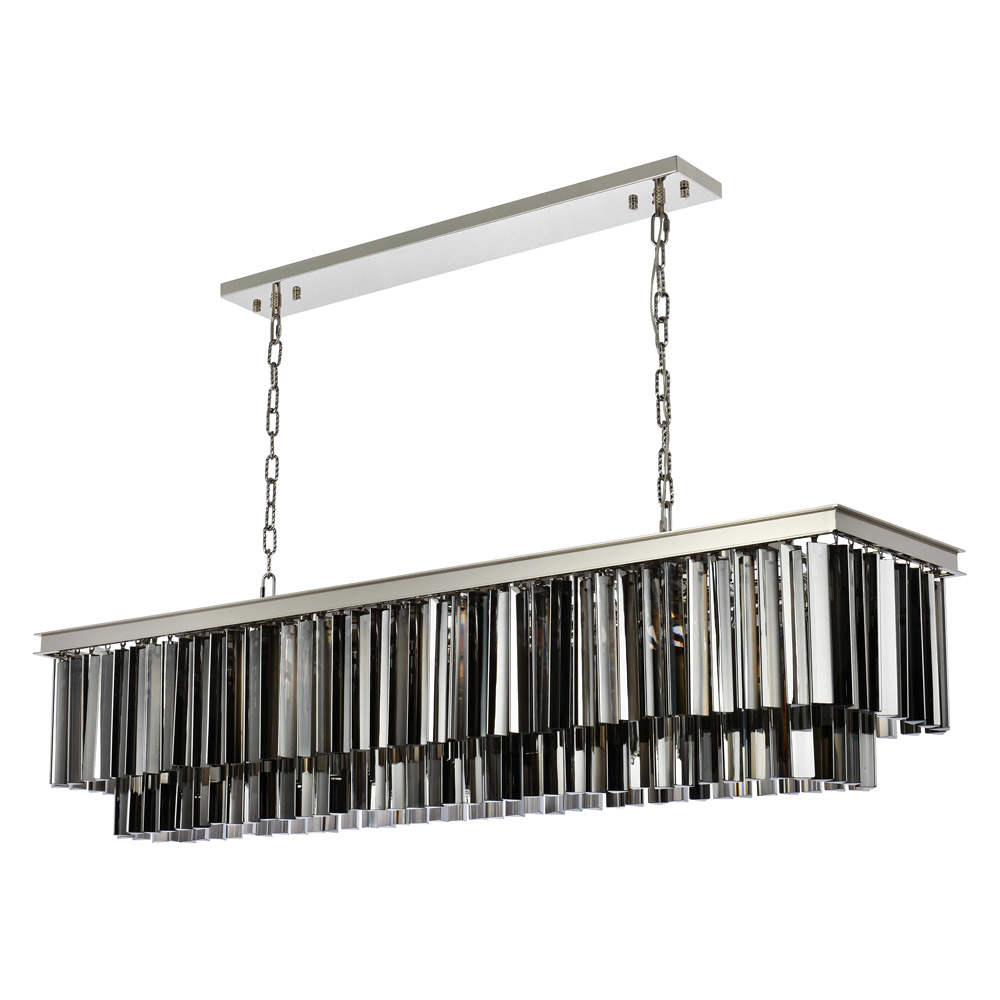 Elegant Sydney Pendant - Polished Nickel/Silver, L 14" (1202D60PN-SS-RC)