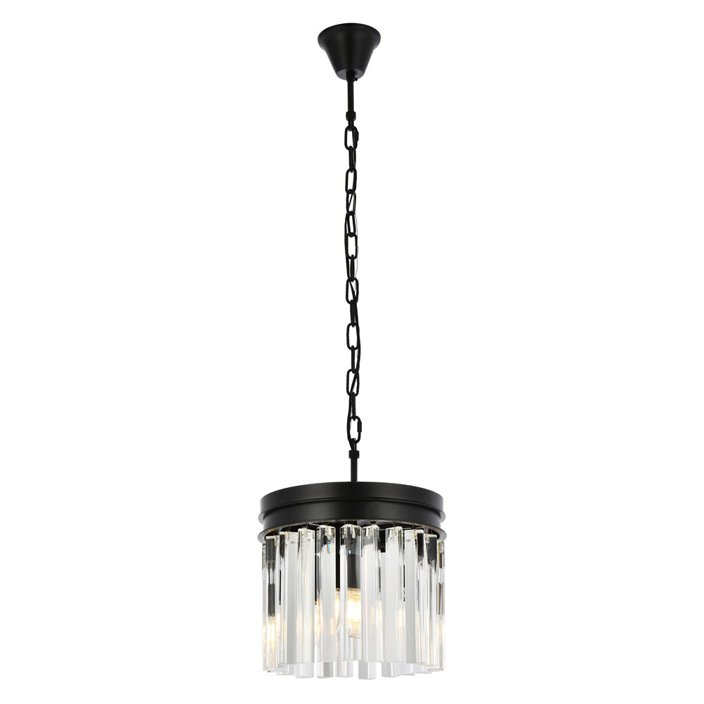 Elegant - Crystal Prism 6 Light Round Chandelier