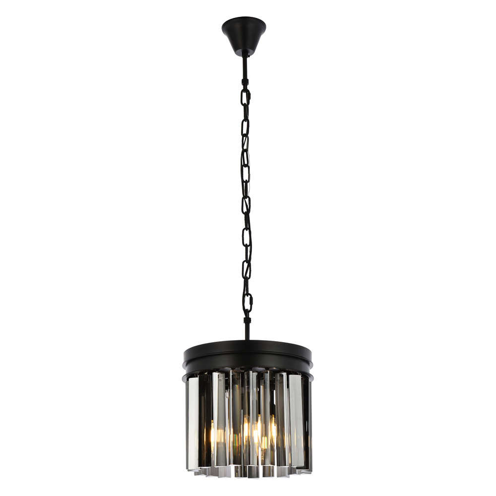 Elegant - Crystal Prism 6 Light Round Chandelier