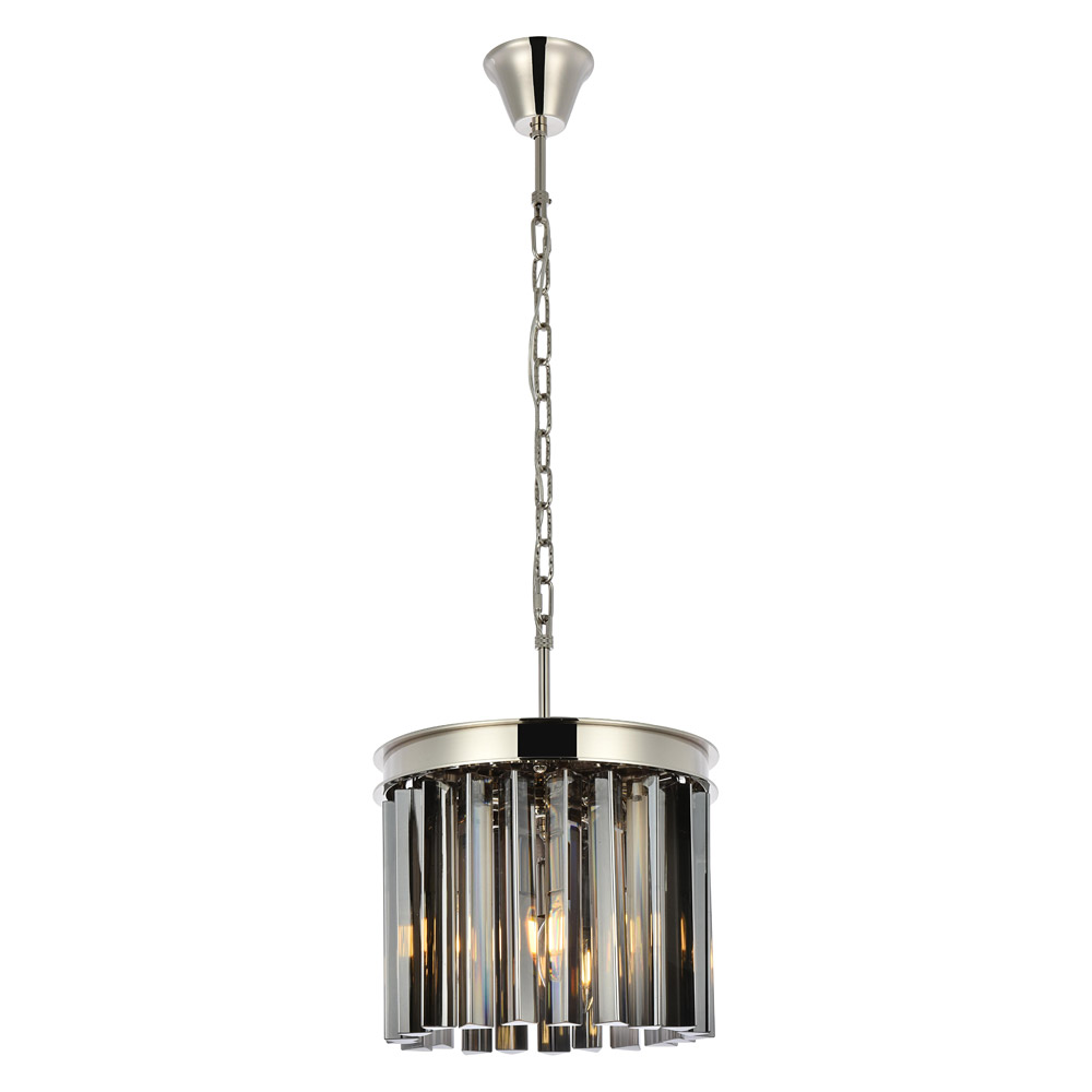 Elegant - Crystal Prism 6 Light Round Chandelier