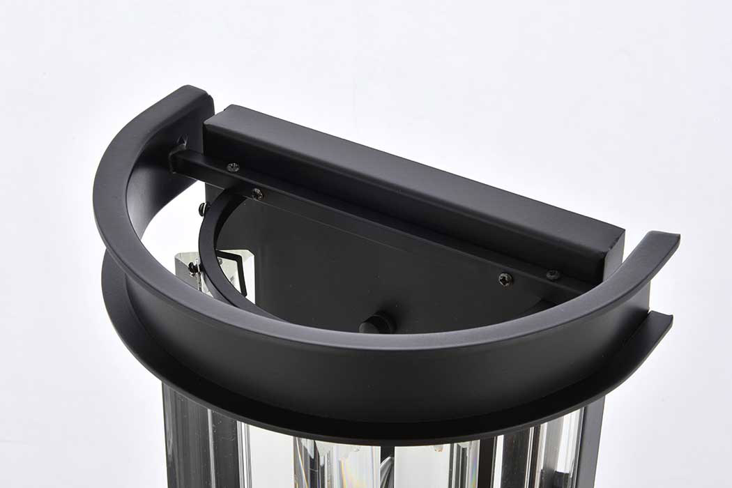 Elegant Urban Classic Sydney Collection Wall Lamp - Matte Black (1208W8MB-RC)