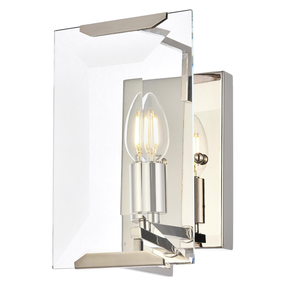 Elegant Urban Classic Monaco Collection Wall Sconce - Polished Nickel (1212W6PN)