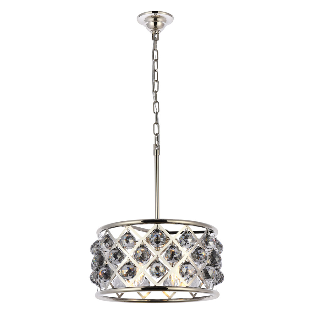 Elegant - Crystal Grid Hoop 3 Light Chandelier (PNT-1214D)