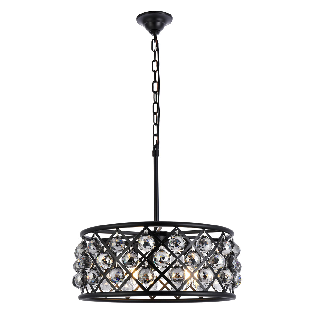 Elegant - Crystal Grid Hoop 3 Light Chandelier (PNT-1214D)