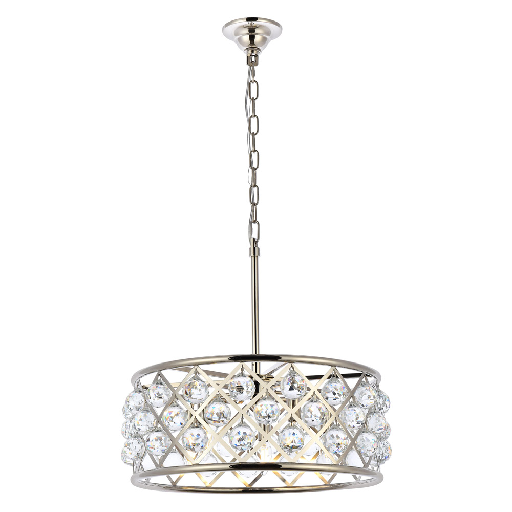 Elegant - Crystal Grid Hoop 3 Light Chandelier (PNT-1214D)