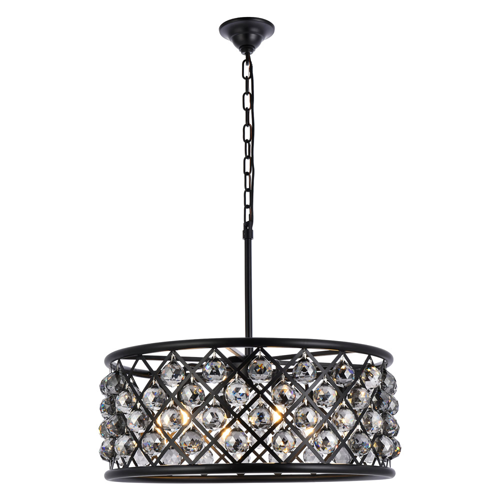 Elegant - Crystal Grid Hoop 3 Light Chandelier (PNT-1214D)