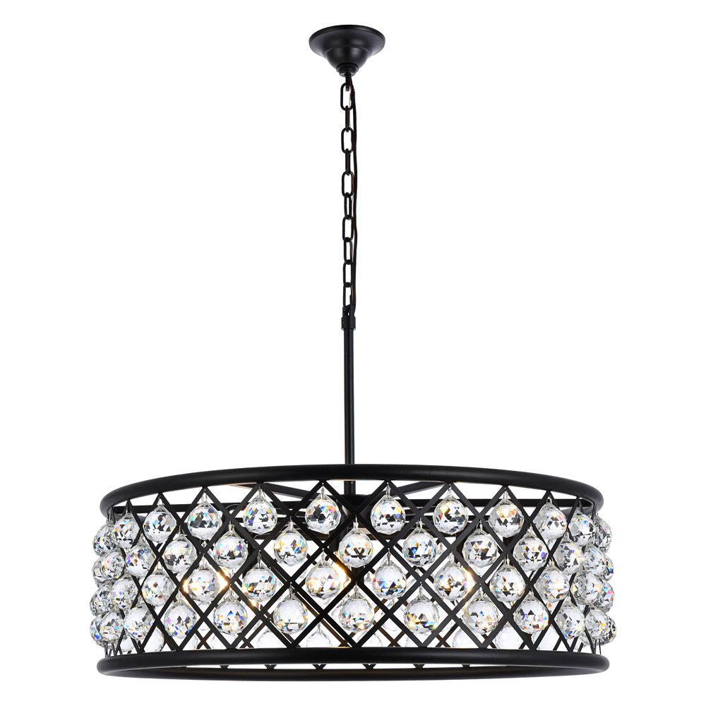 Elegant - Crystal Grid Hoop 3 Light Chandelier (PNT-1214D)