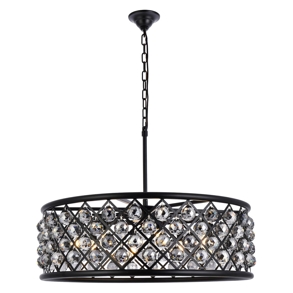 Elegant - Crystal Grid Hoop 3 Light Chandelier (PNT-1214D)