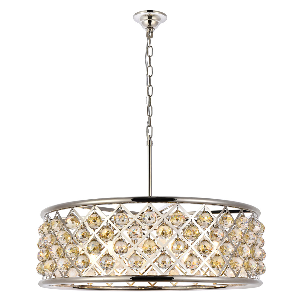 Elegant - Crystal Grid Hoop 3 Light Chandelier (PNT-1214D)