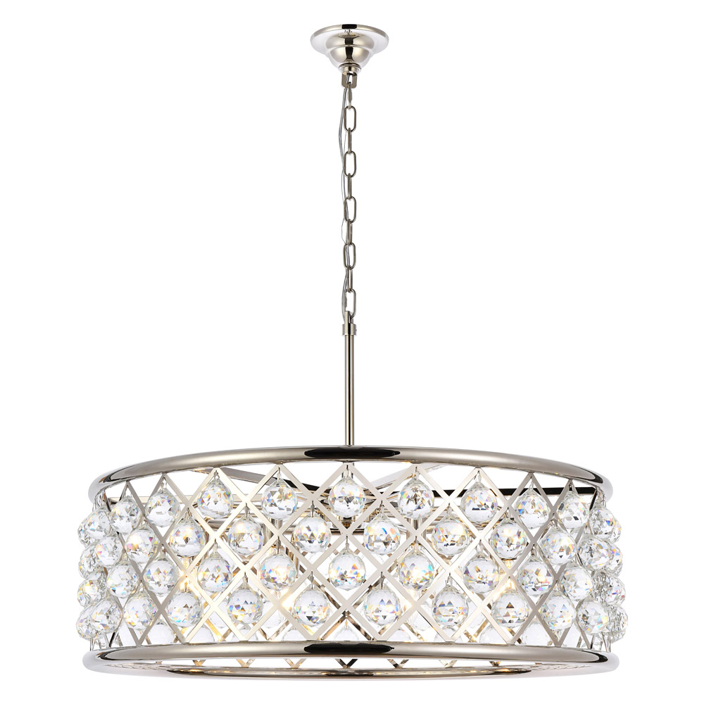 Elegant - Crystal Grid Hoop 3 Light Chandelier (PNT-1214D)