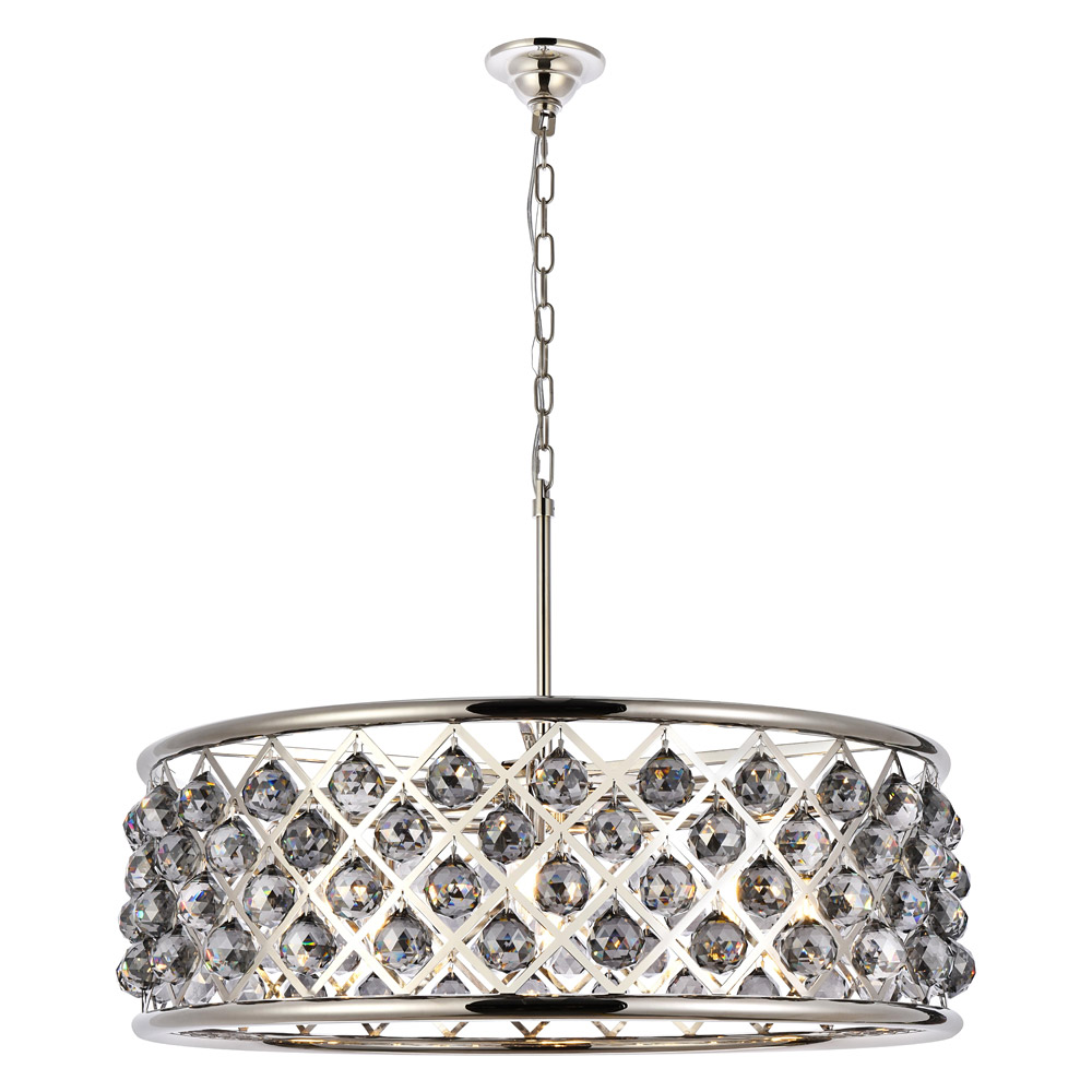 Elegant - Crystal Grid Hoop 3 Light Chandelier (PNT-1214D)