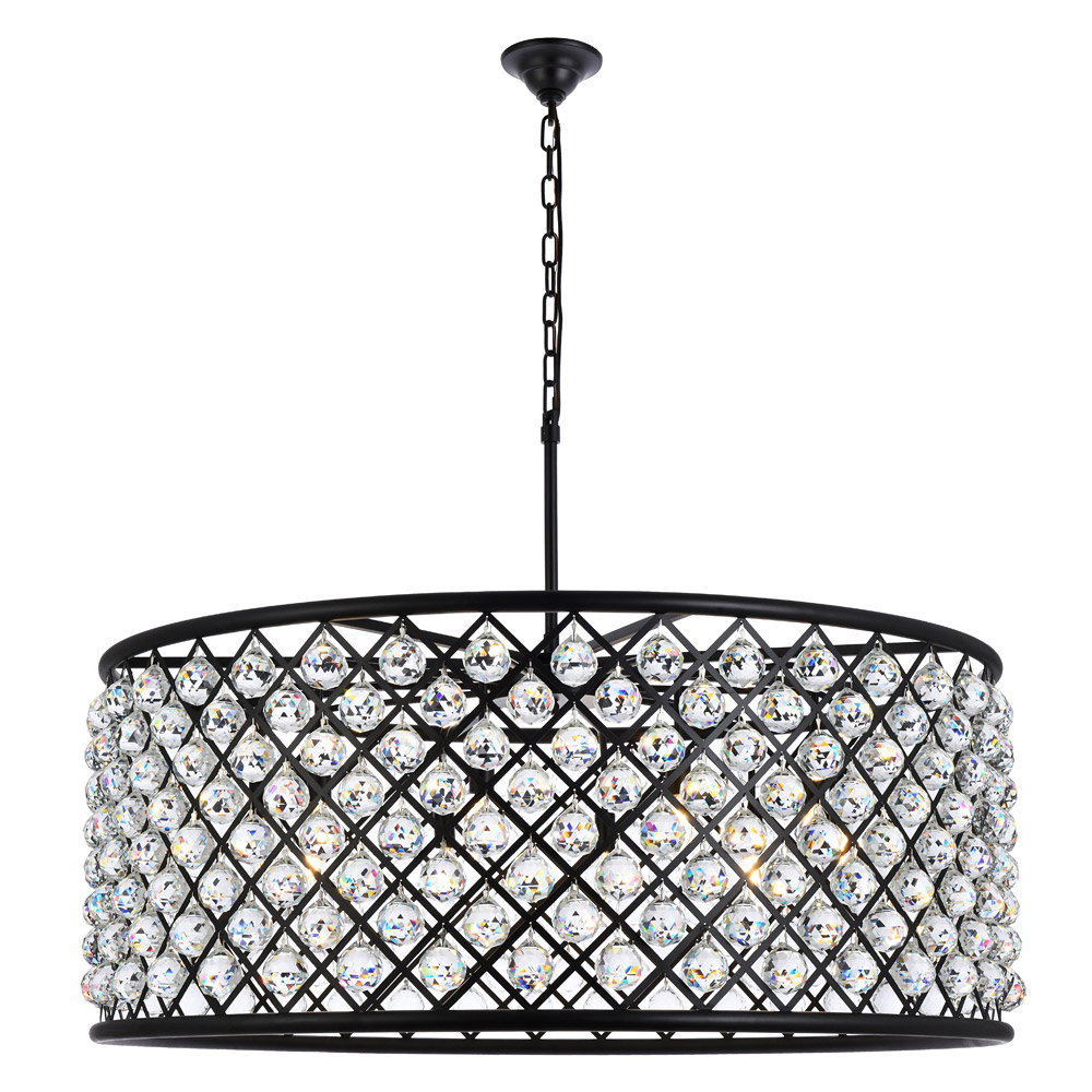 Elegant - Crystal Grid Hoop 3 Light Chandelier (PNT-1214D)