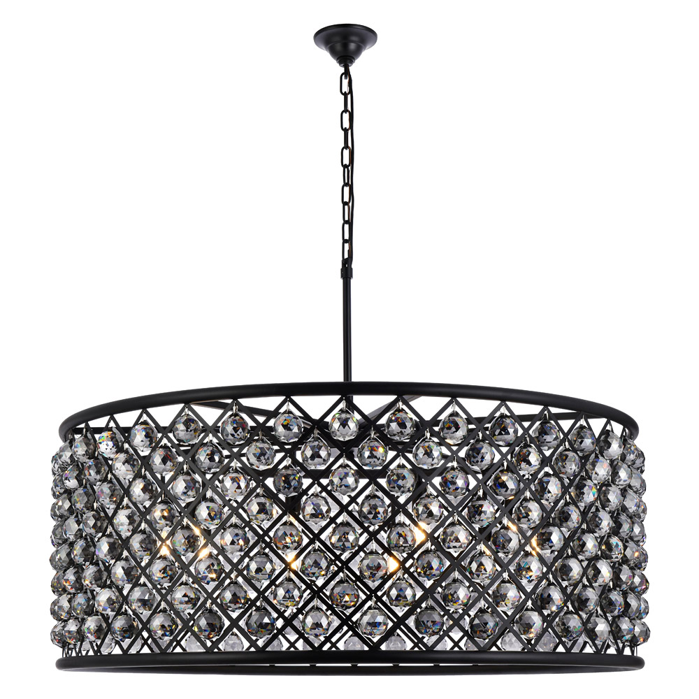 Elegant - Crystal Grid Hoop 3 Light Chandelier (PNT-1214D)