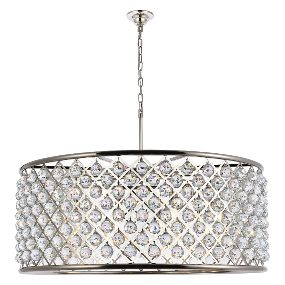 Elegant - Crystal Grid Hoop 3 Light Chandelier (PNT-1214D)