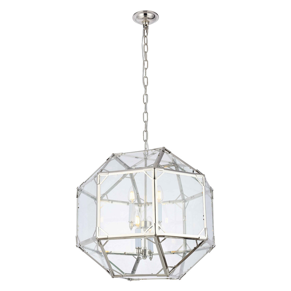 Elegant - Parisian Octagonal 3 Lights Pendant