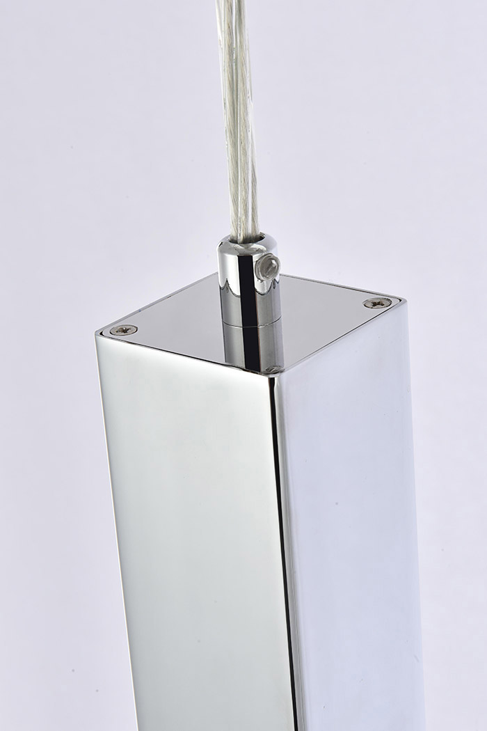 Elegant Pendant Light - Chrome, L 20" (2067D20C)