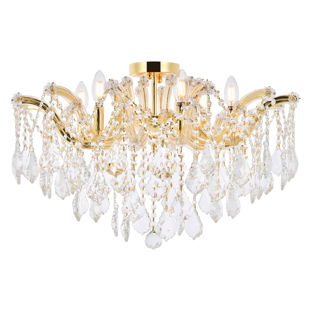 Elegant - Maria Theresa 4 Light Flush Mount