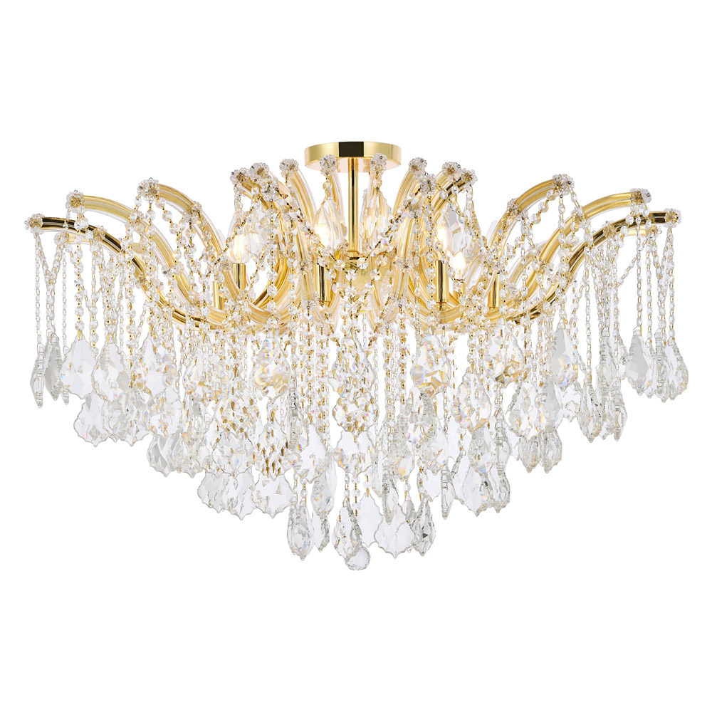 Elegant - Maria Theresa 4 Light Flush Mount