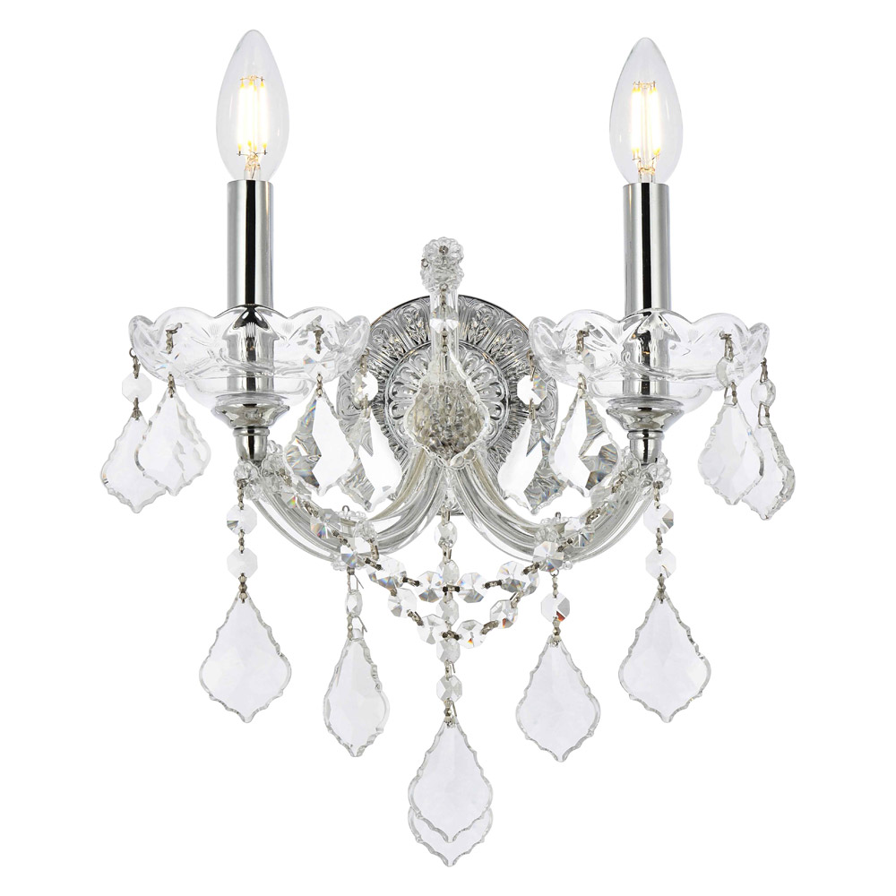 Elegant - Maria Theresa 2 Light Wall Sconce