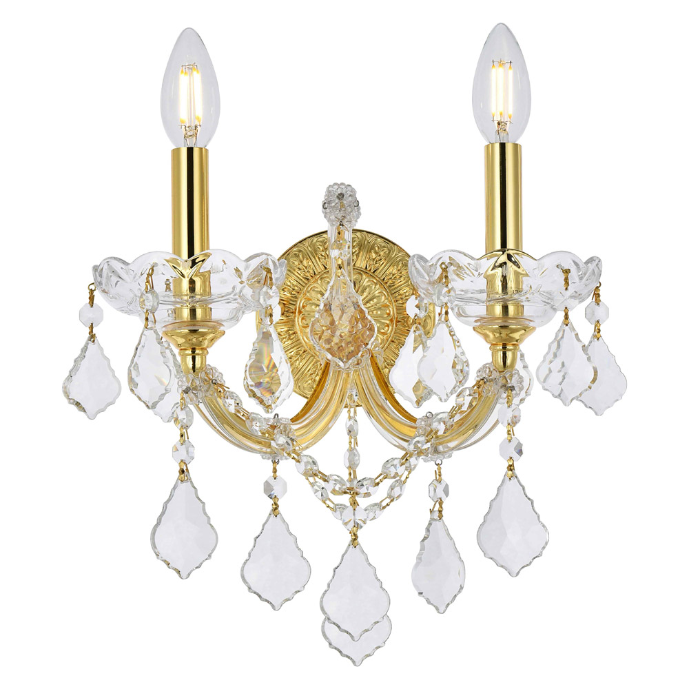 Elegant - Maria Theresa 2 Light Wall Sconce